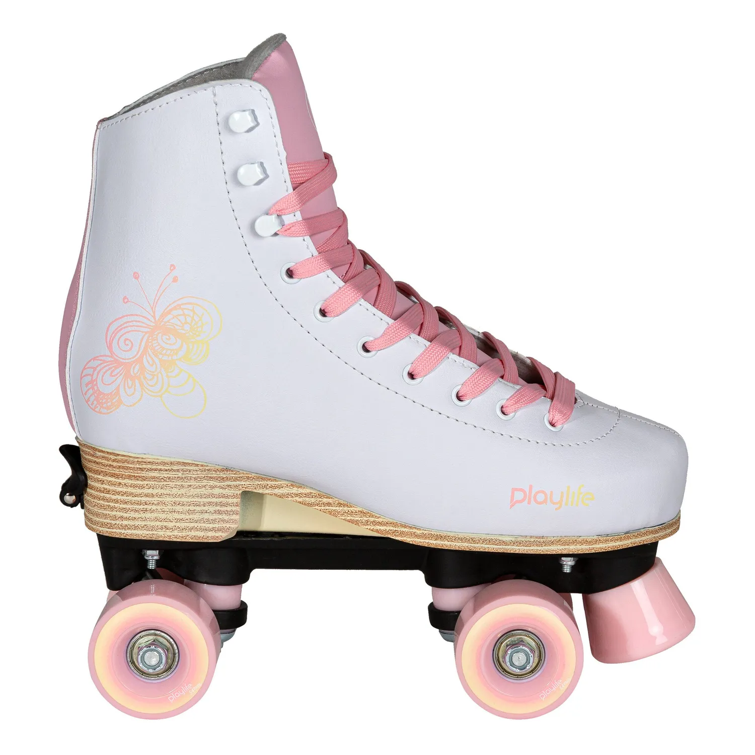 Playlife Classic Pale Rose rulleskøjter justerbar