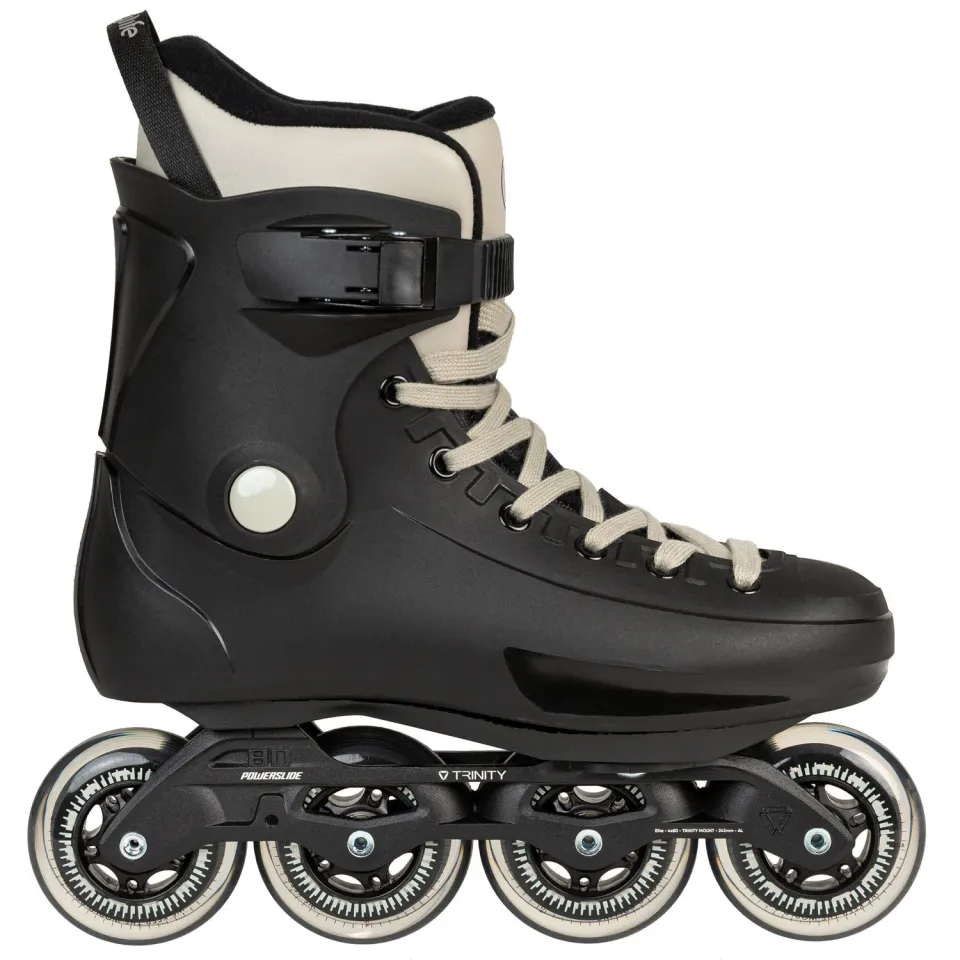 Playlife Rave Black Trinity 80 inlineskøjter sort hardboot