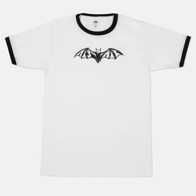Mesmer Bat Shirt T-shirt slim bomuld sort