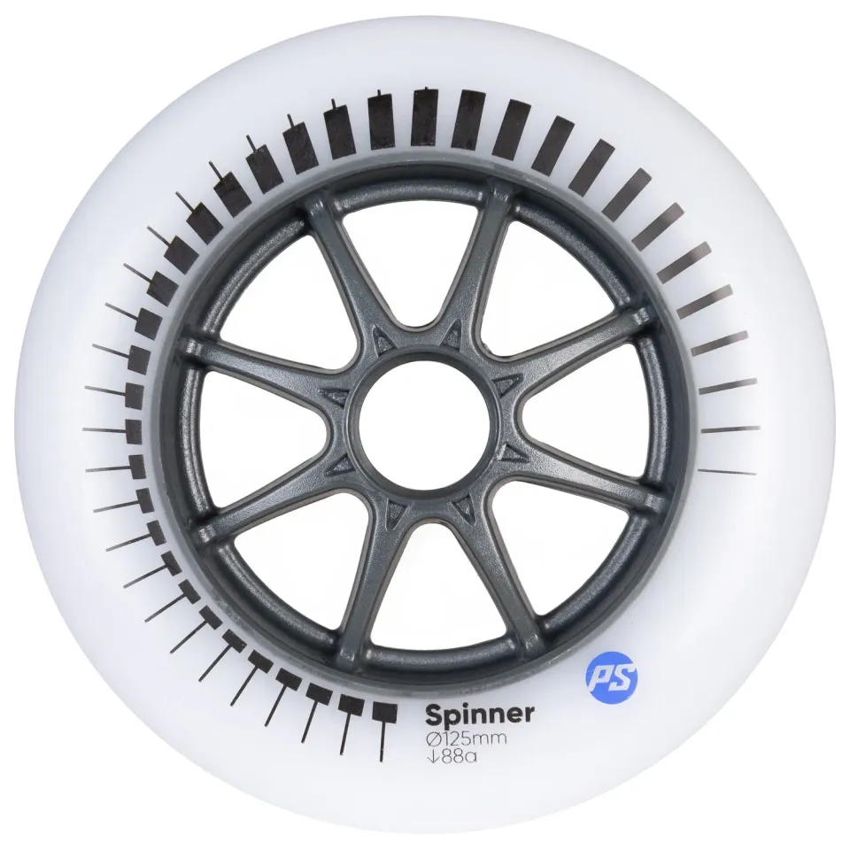 Powerslide Spinner 125 hjul hvid 88A 3-pak urban
