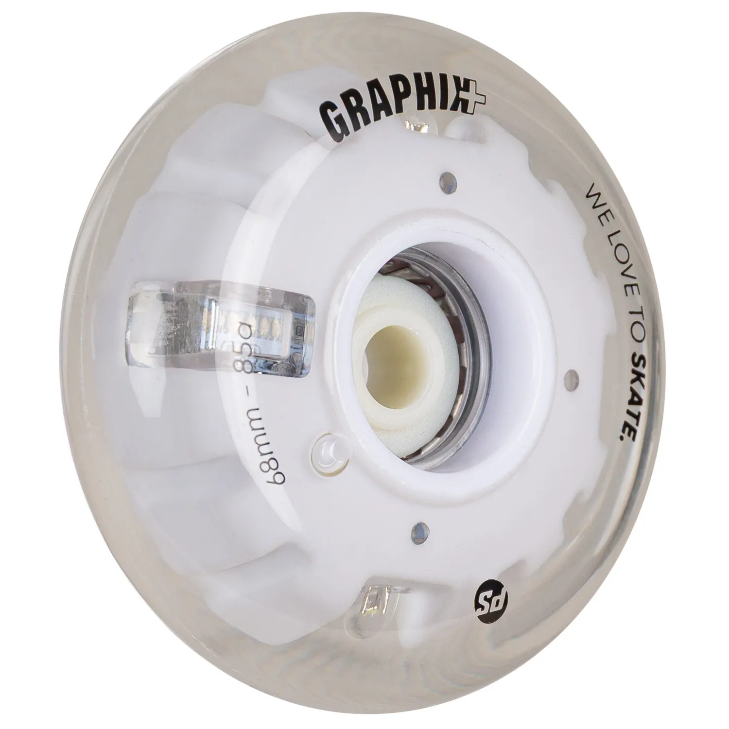 Powerslide Graphix Plus LED hjul 68mm 1 stk 85A