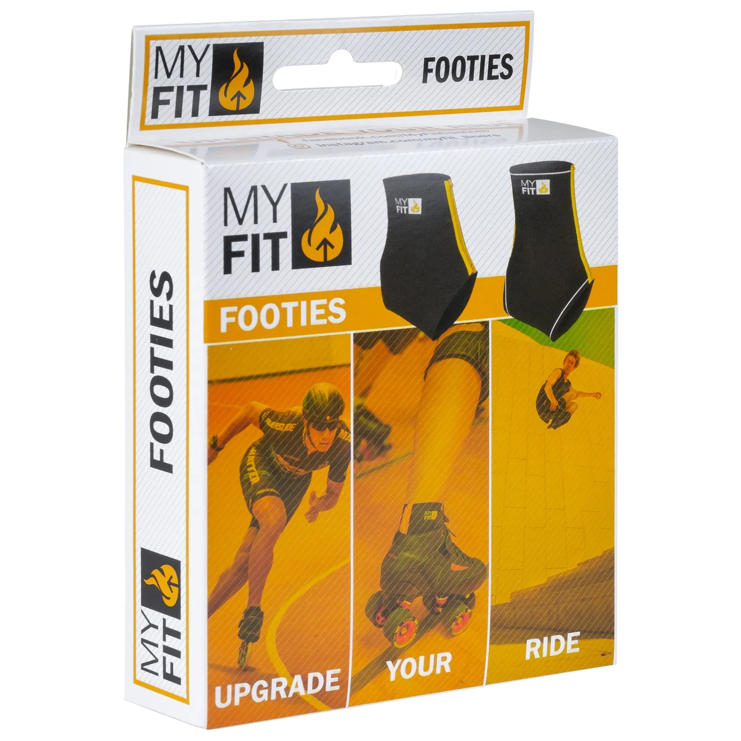 Myfit Footies Low strømper 2 mm sort
