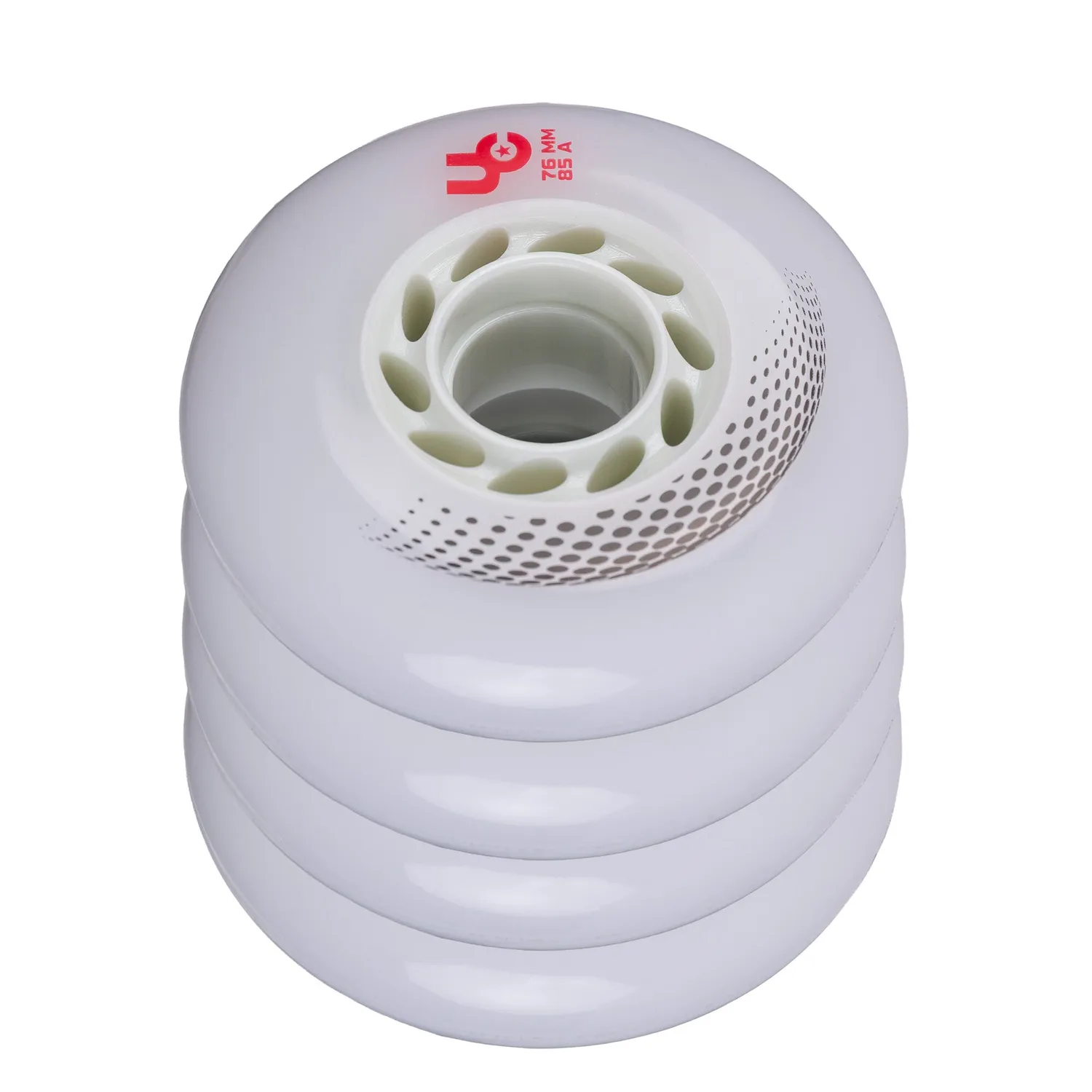 Undercover Vortex hjul 76mm/85A 4-pak hvid