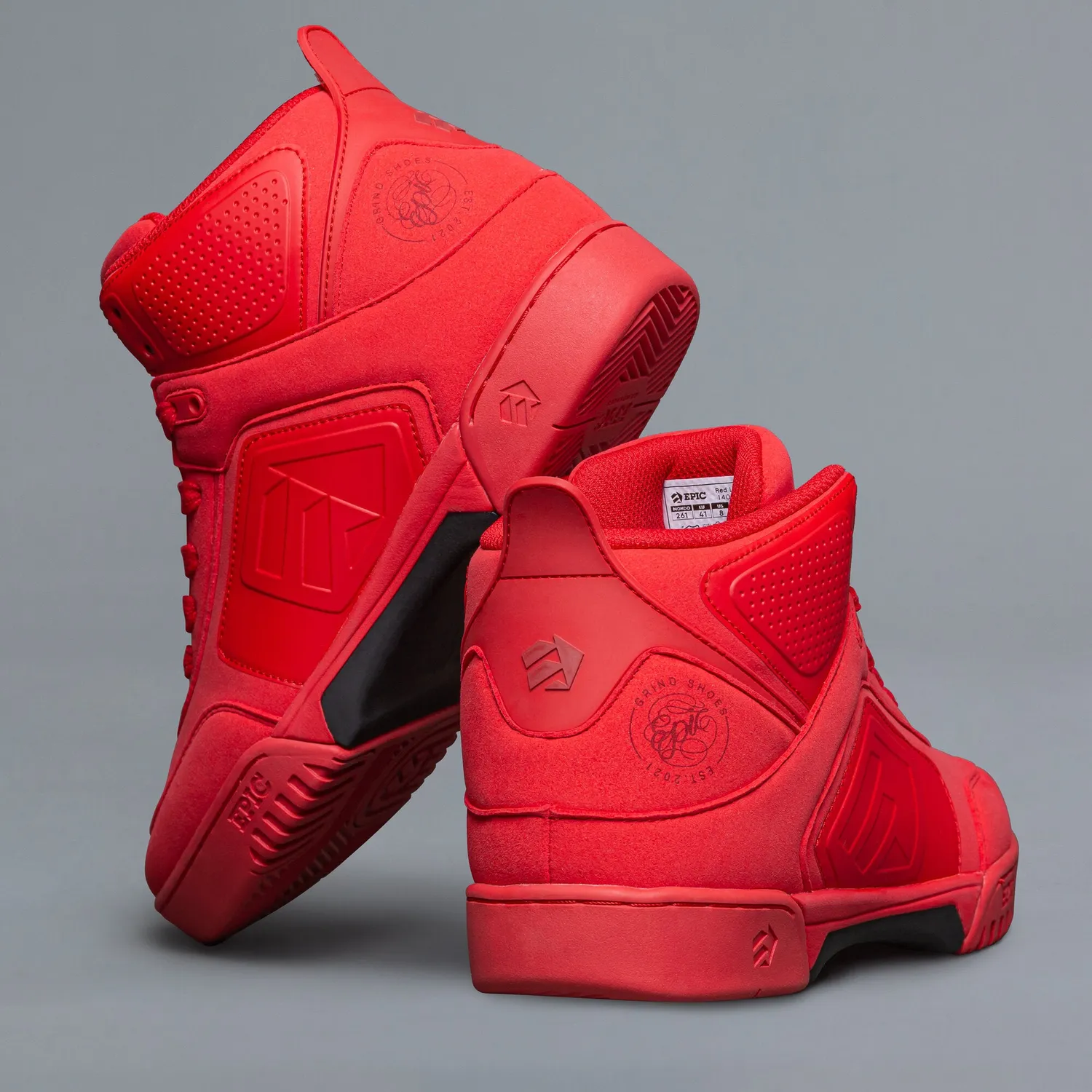 Epic Red Lava grindsko rød hi-top slidstærk