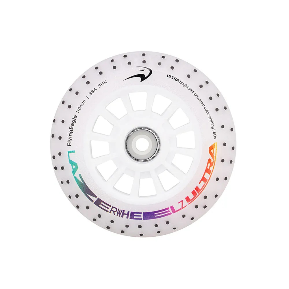 Flying Eagle Lazerwheelz Ultra+Spark inline hjul 80mm 4-pak LED