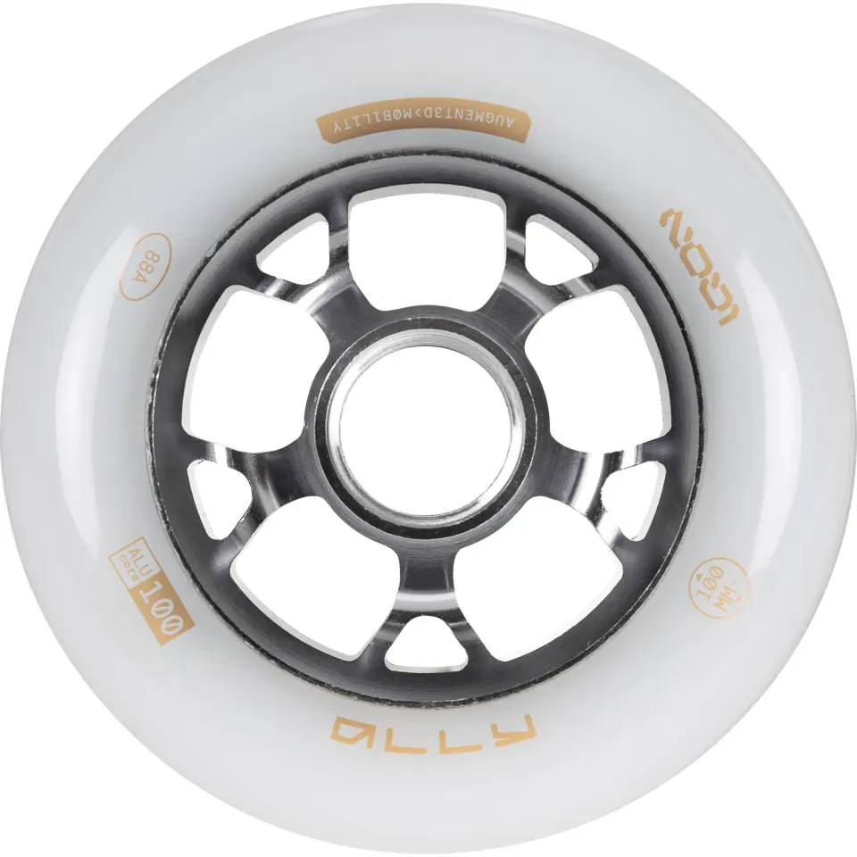 Iqon Ally 100mm hjul natural 3-pak