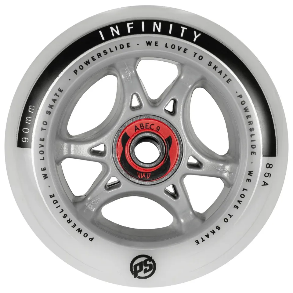Powerslide Infinity 90 hjul 4-pak 85A grå