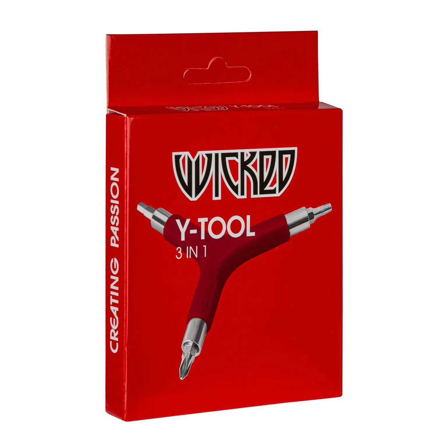 Wicked Inline Y-Tool værktøj rød 4mm