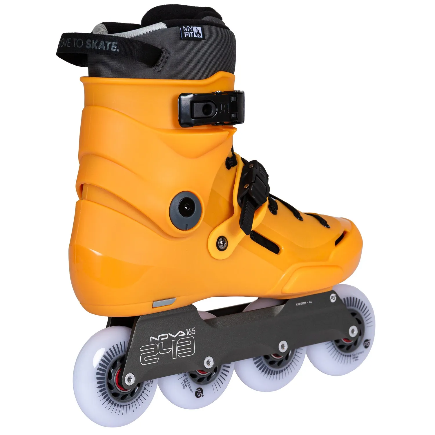 Powerslide Storm Mango 80 inliners orange hardboot