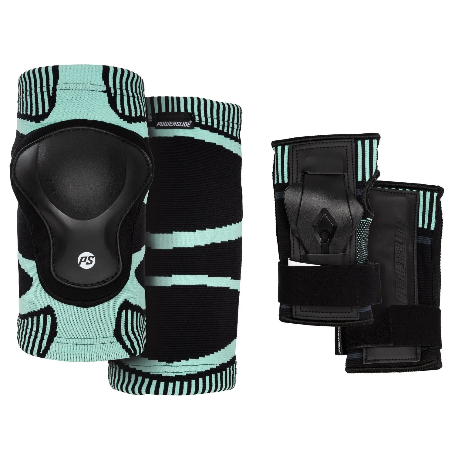 Powerslide Onesie Teal Dual beskyttelsessæt S-XL sort