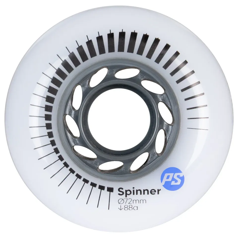 Powerslide Spinner 72/88A hjul hvid 4-pak urban