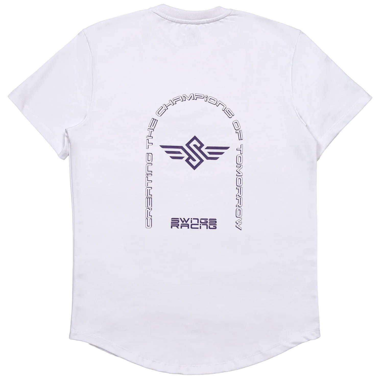 Swings Racing Tee t-shirt lilla bomuld