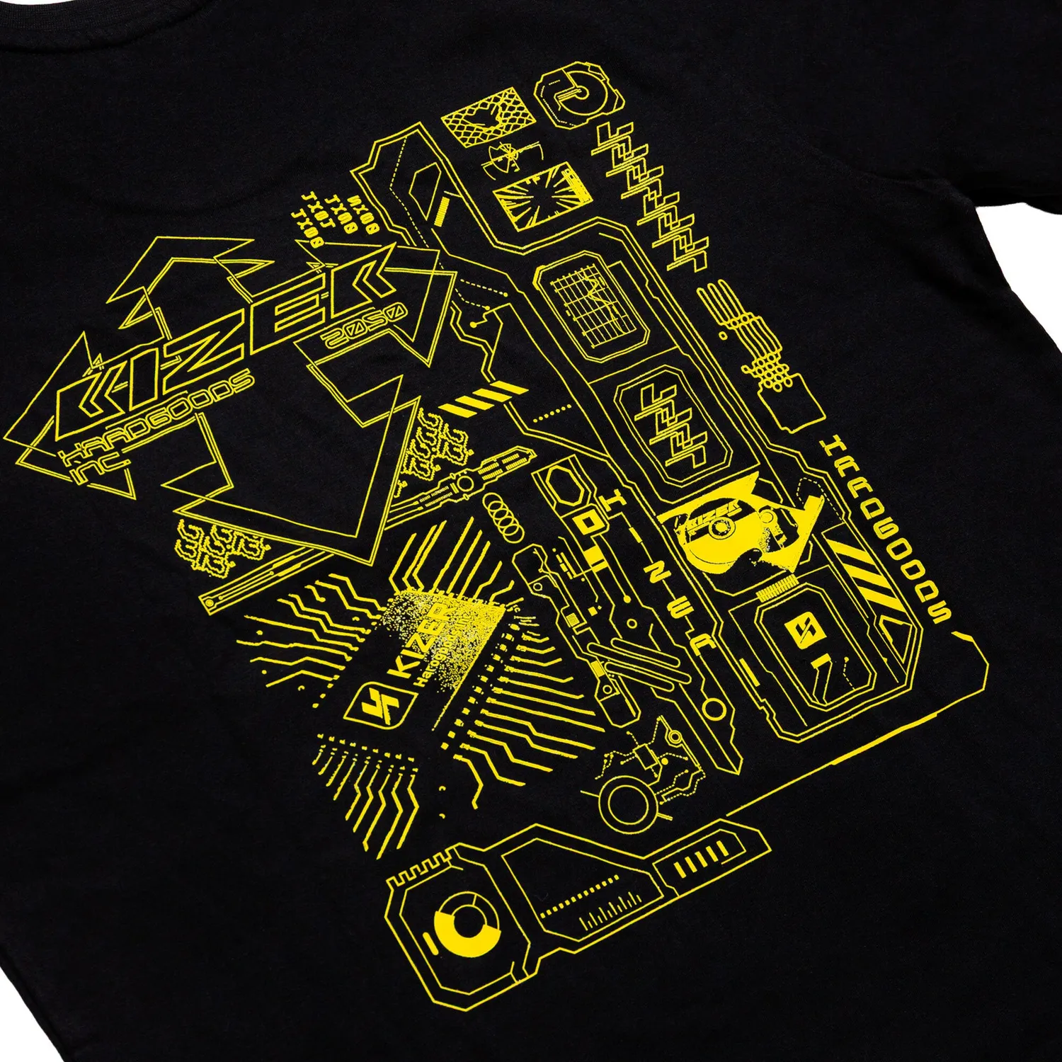 Kizer Hacker T-shirt sort bomuld