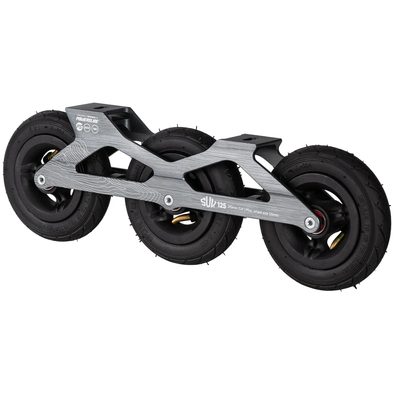 Powerslide SUV 125 165 stel sort offroad aluminium