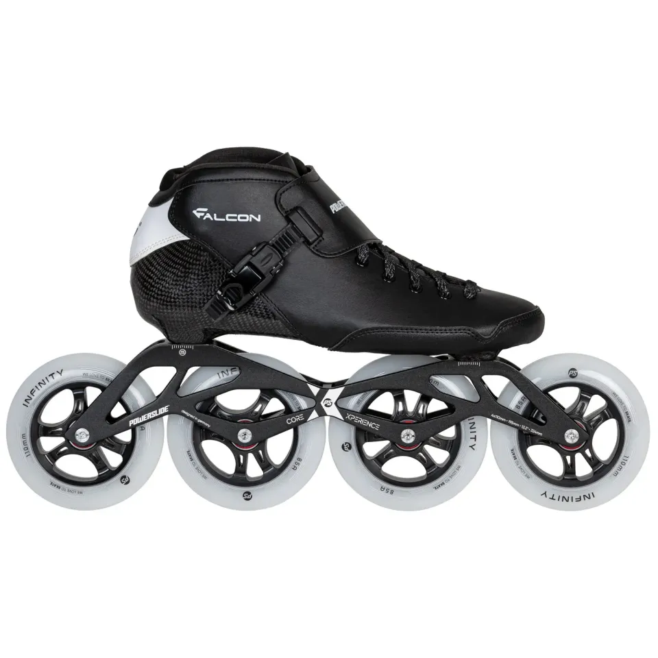 Powerslide Falcon 4x110 speedskøjter sort marathon