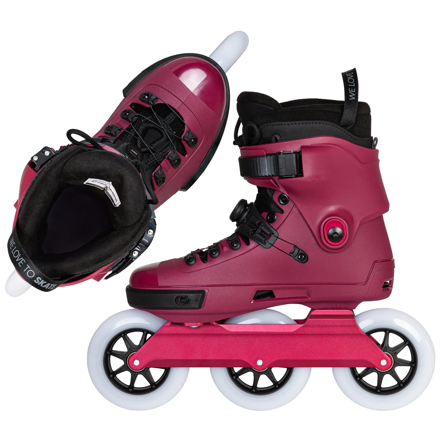Powerslide Next 110 PDS Rulleskøjter Merlot