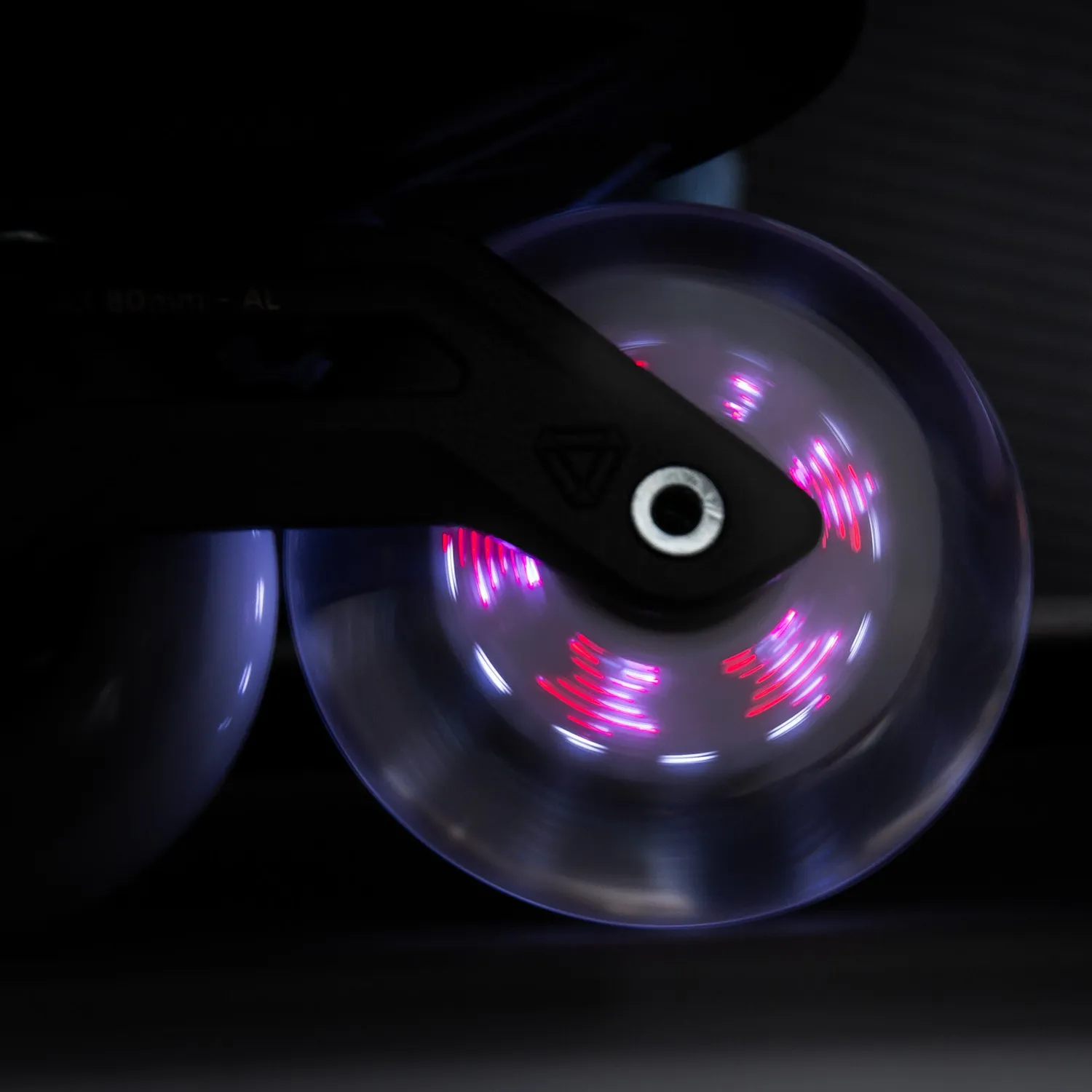 Powerslide Graphix Plus 76mm LED inlinerhjul 1 stk multicolor