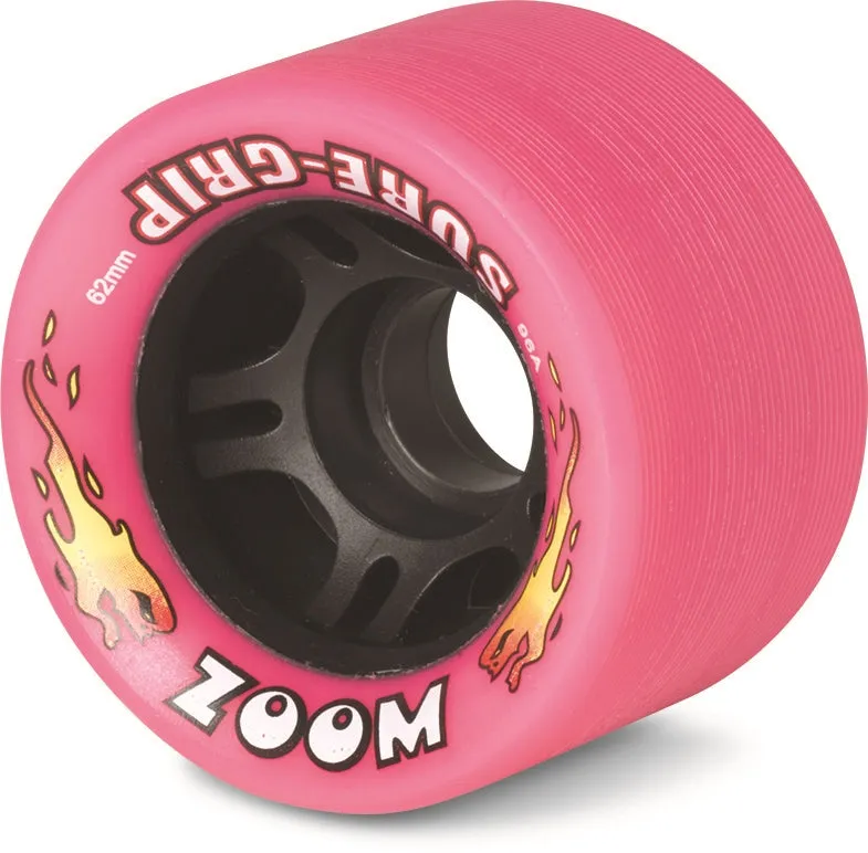 Sure-Grip Zoom 62mm speed hjul rød 8-pak urethane