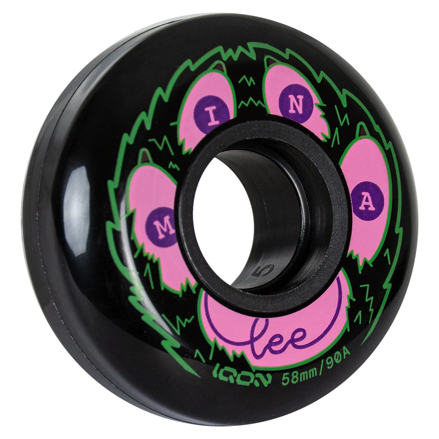 Iqon Mina Lee 58mm aggressiv-hjul 4-pak 90A