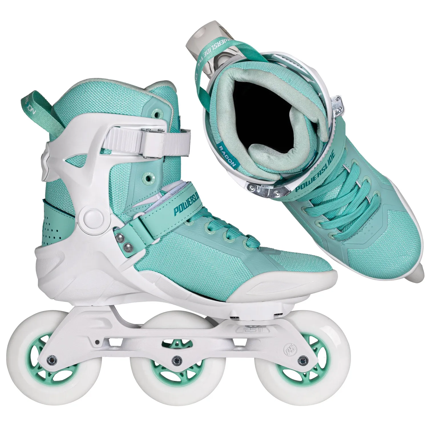 Powerslide Phuzion Radon 3x90 Lady rulleskøjter 38 EU hvid