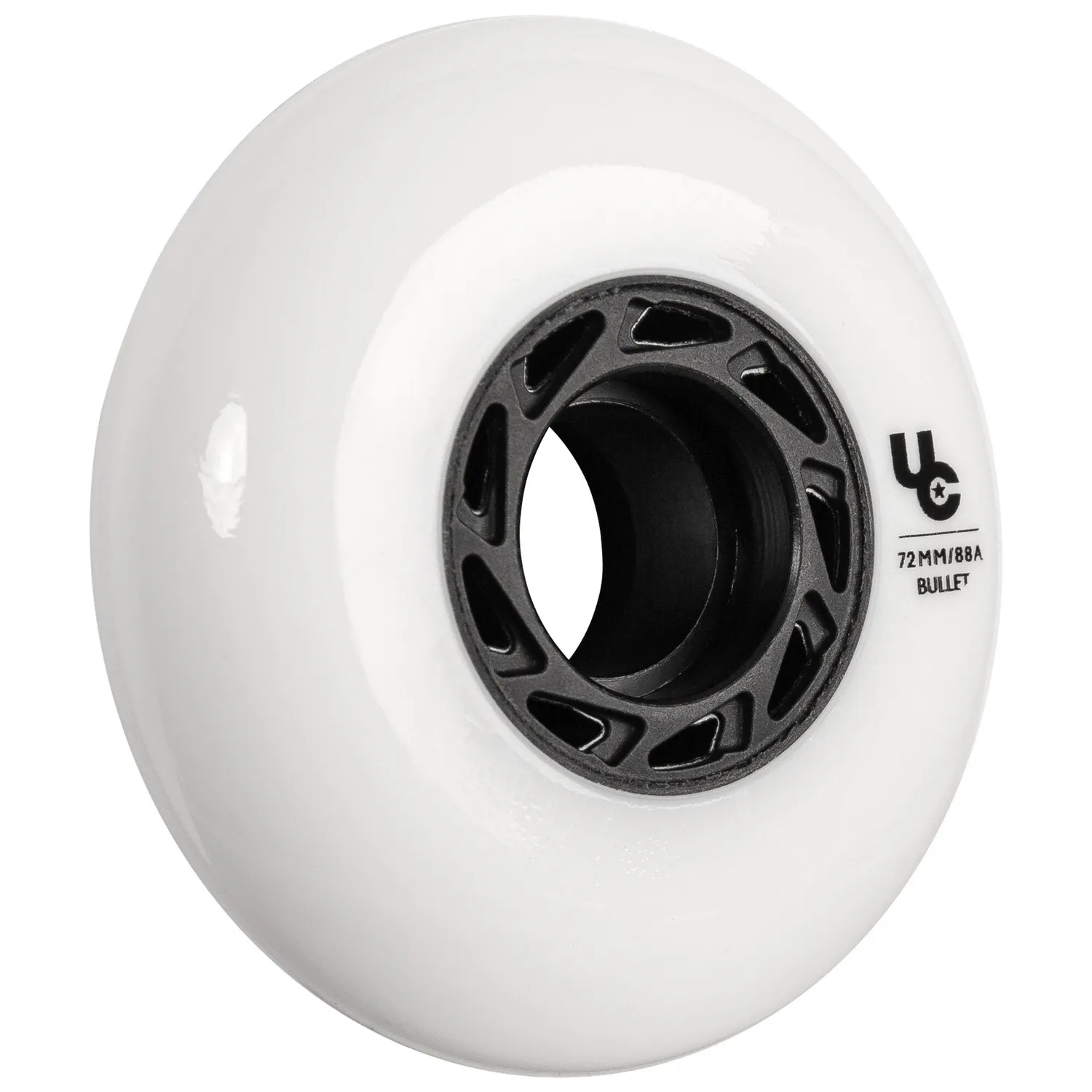 Undercover Team 72/88A White hjul 4-pak 72mm