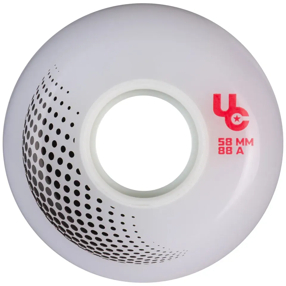 Undercover Vortex 58mm 88A hjul 4-pak hvid