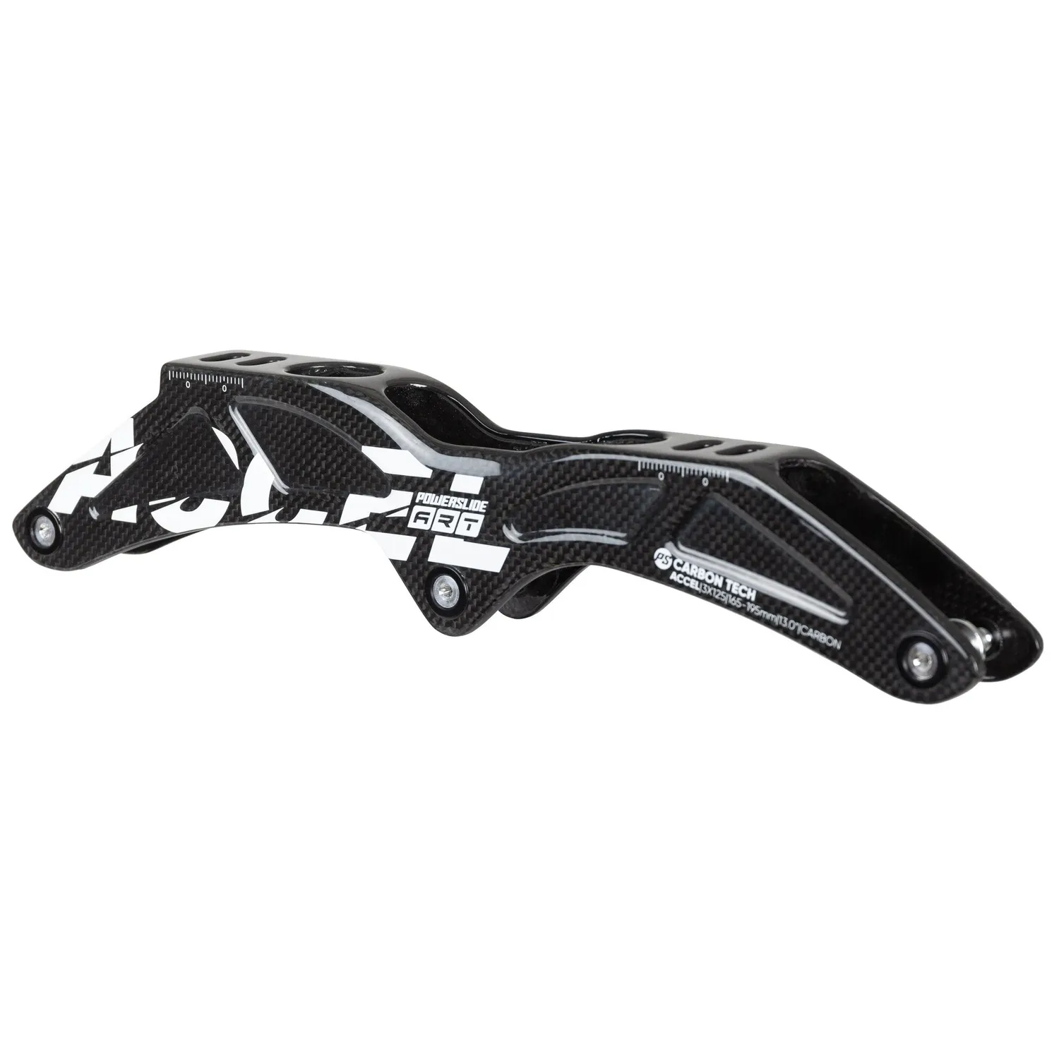 Powerslide Accel Carbon 13.0/3x125 ramme 195 sort