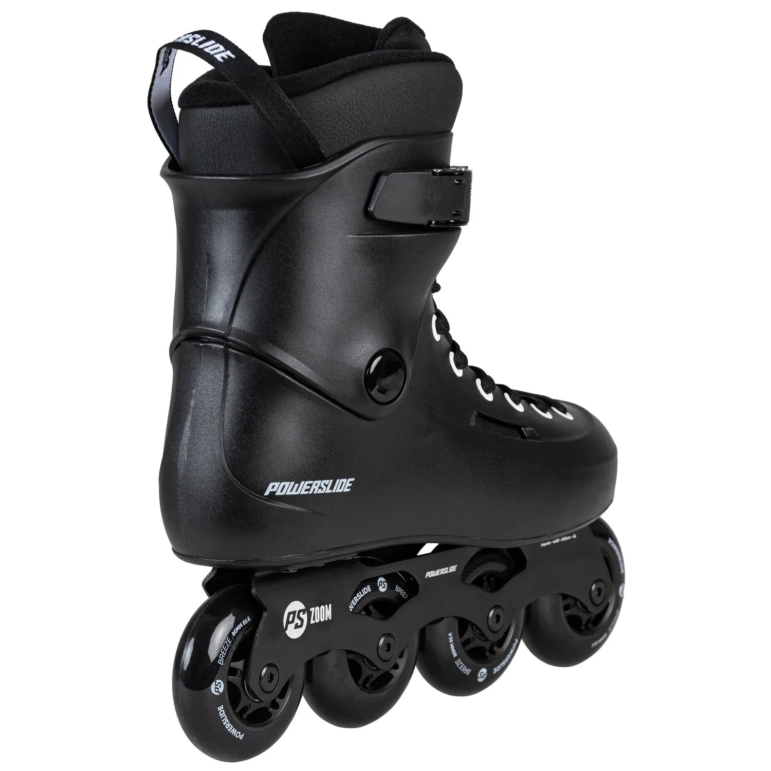 Powerslide Zoom Black 80 inliners sort 4x80