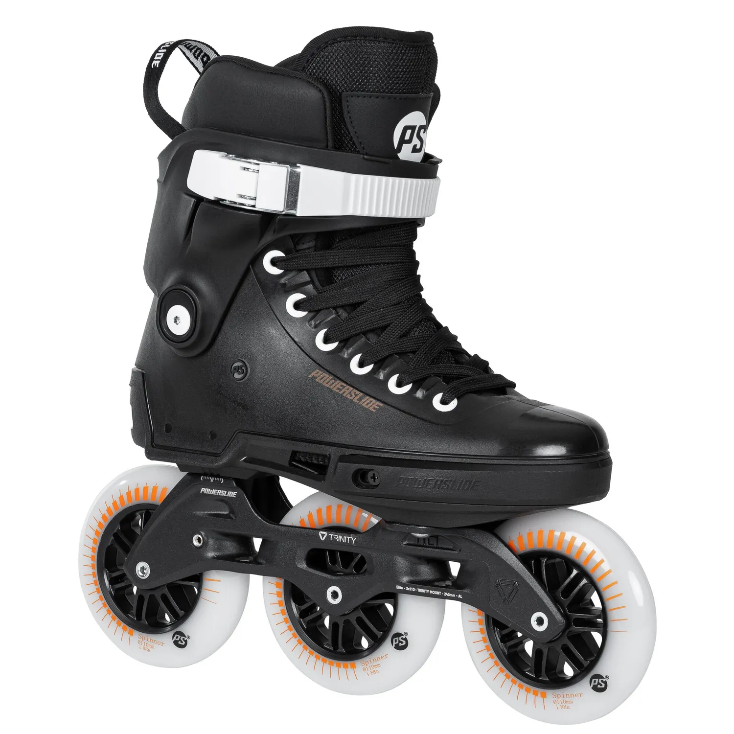Powerslide Next SL Black 110 rulleskøjter 110 mm