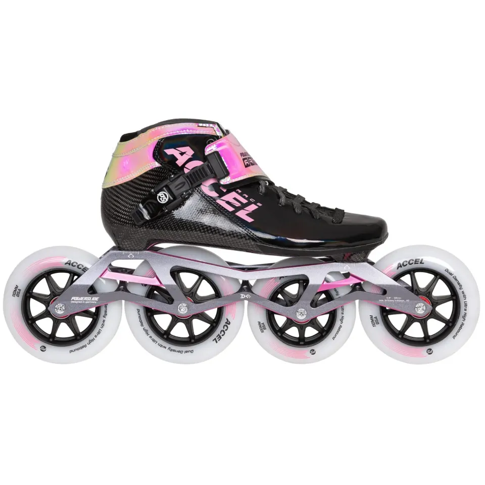 Powerslide Accel Race Pink 110/100 speedskøjter lyserød