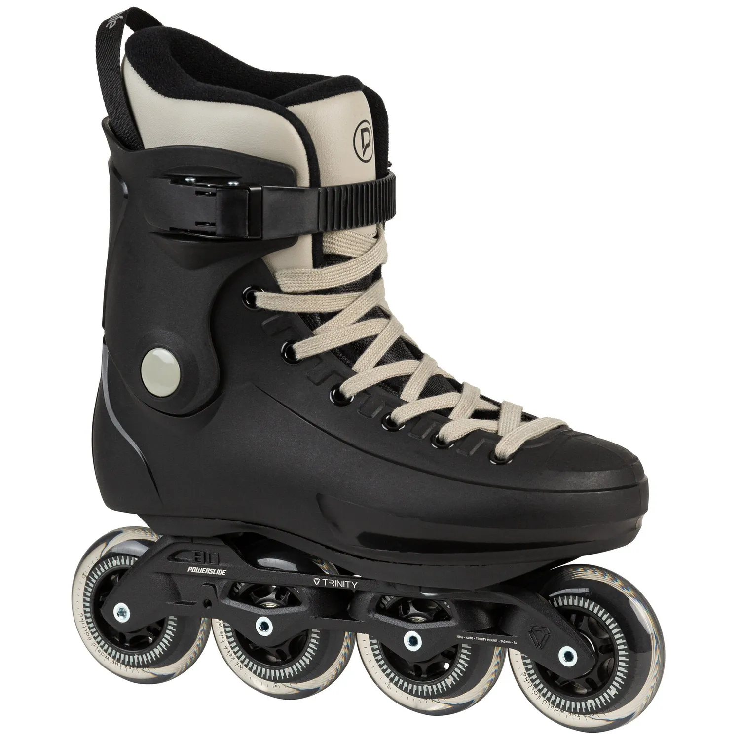 Playlife Rave Black Trinity 80 inlineskøjter sort hardboot