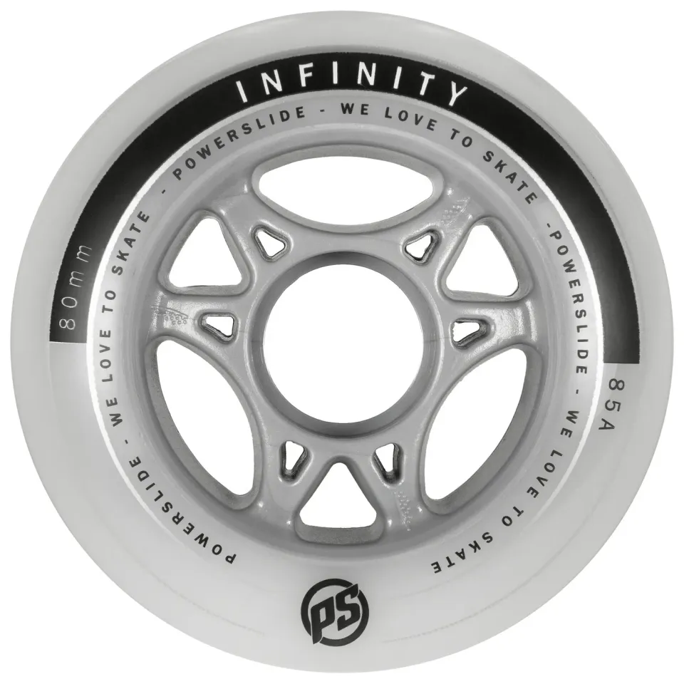 Powerslide Infinity 80 hjul 4-pak 85A grå