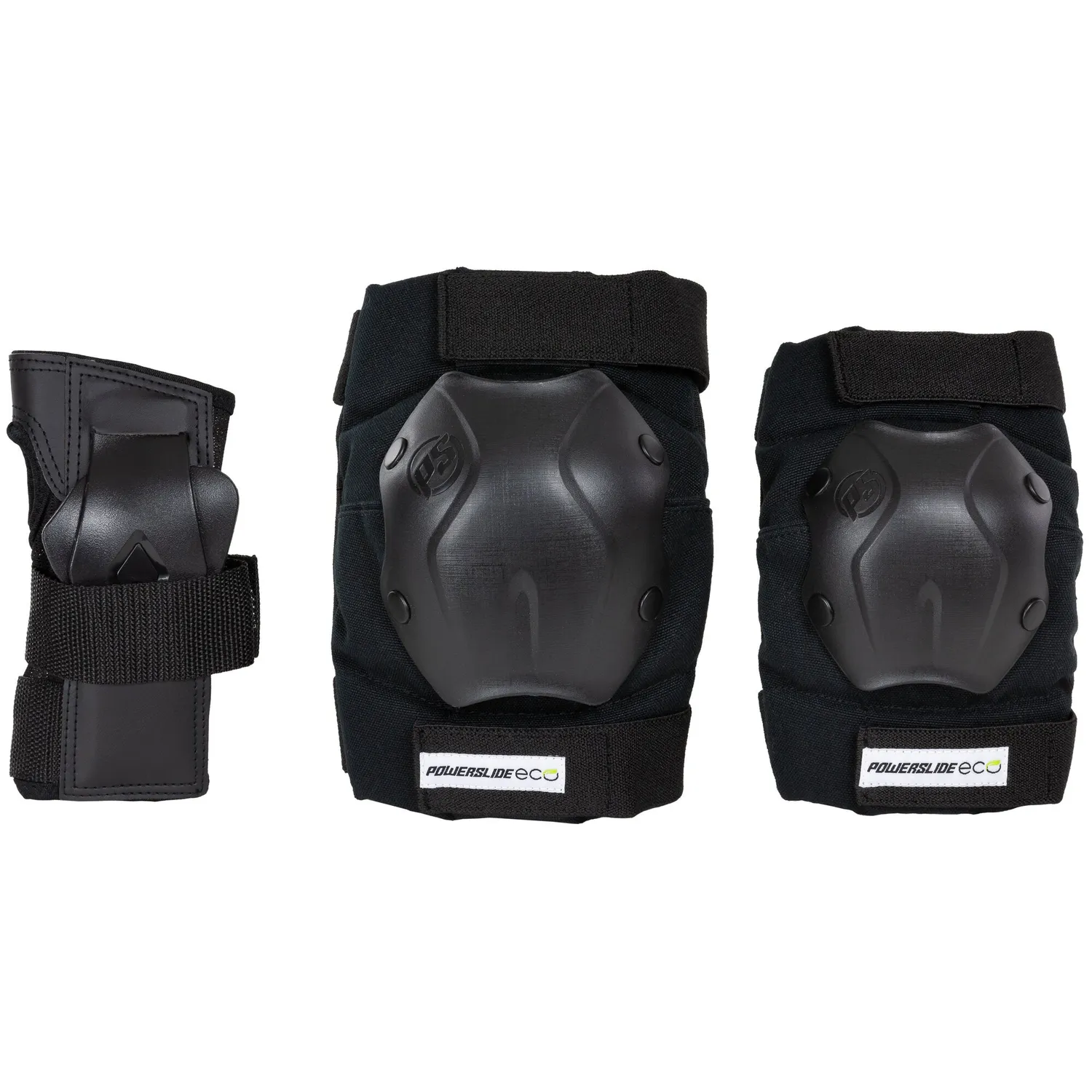 Powerslide Standard Eco beskyttelsessæt sort S-XL