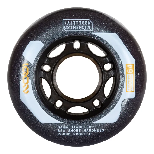 IQON Access 64mm hjul 4-pak mørkegrå