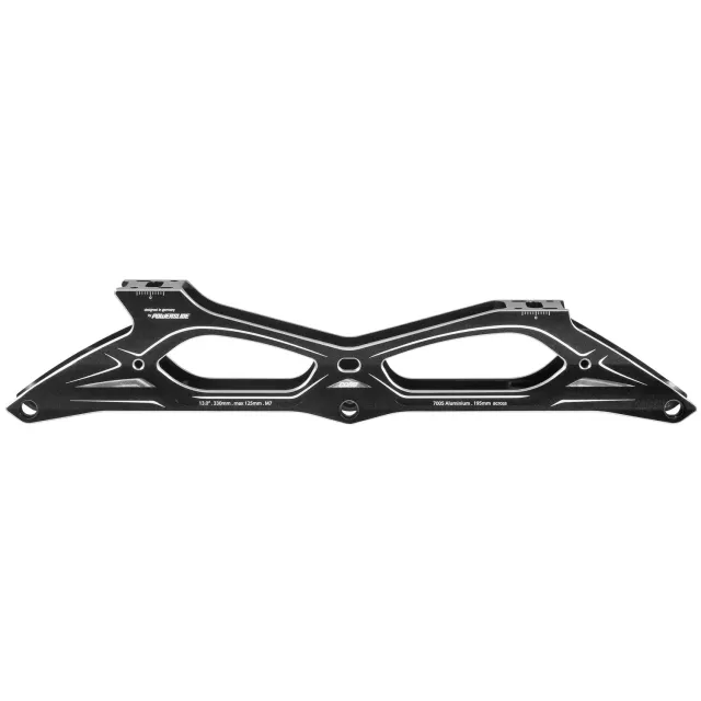 Powerslide 3X 13.0 3x125 inlineskinne sort 195 mm