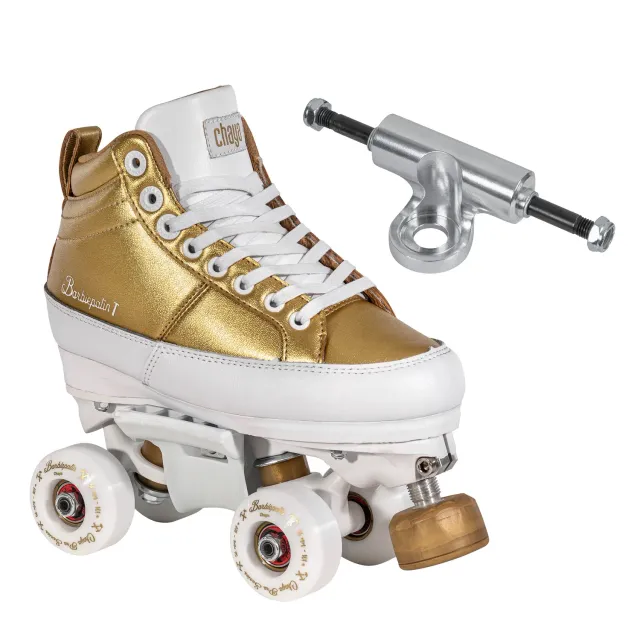 Chaya Kismet Barbiepatin Gold rulleskøjter park bundle 56mm