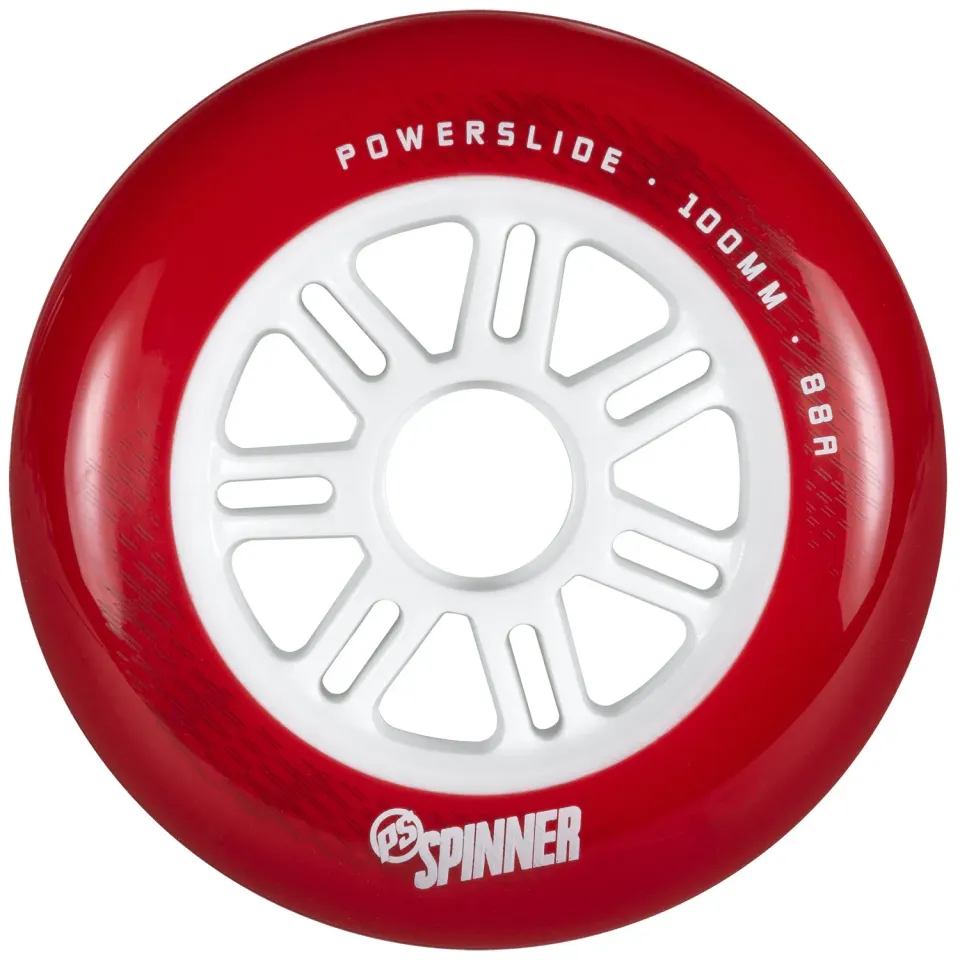 Powerslide Spinner 100 88A hjul rød 3-pak