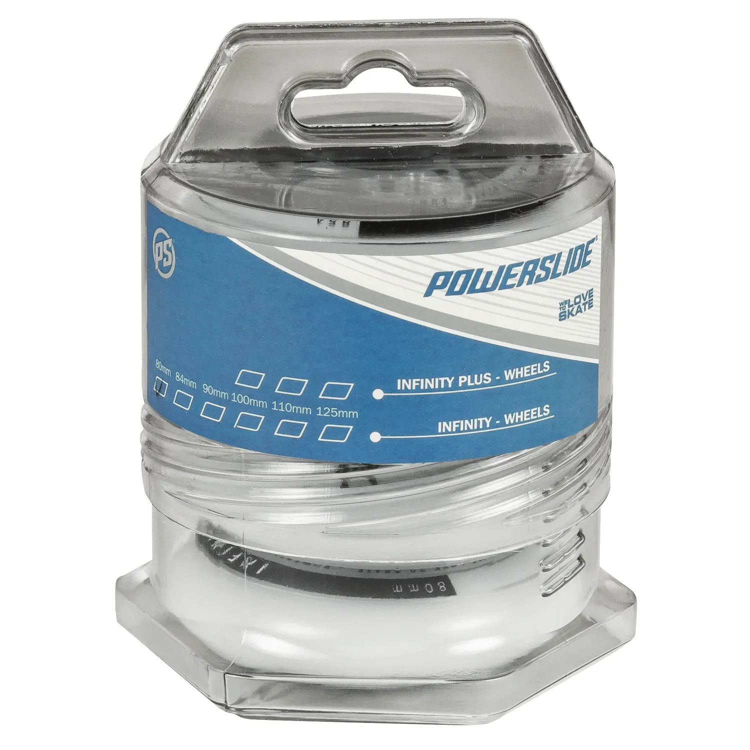 Powerslide Infinity 80 hjul 4-pak 85A grå