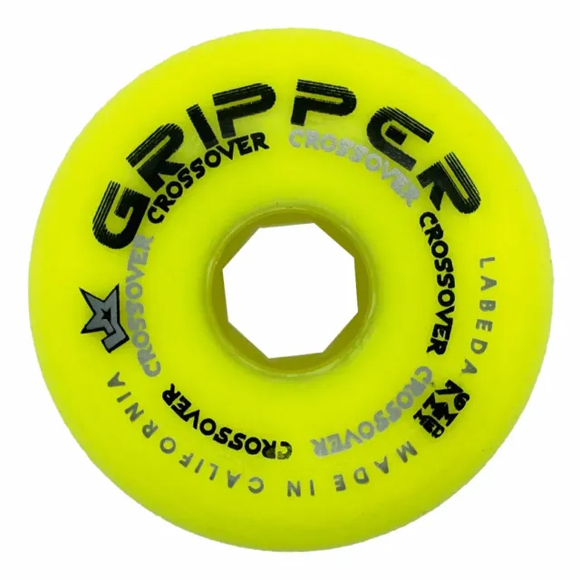Labeda Gripper Medium rullehockeyhjul gul blem