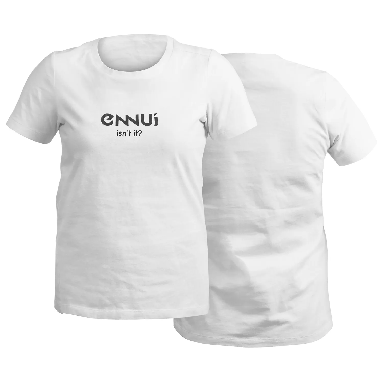 Ennui Isn´t it t-shirt hvid bomuld