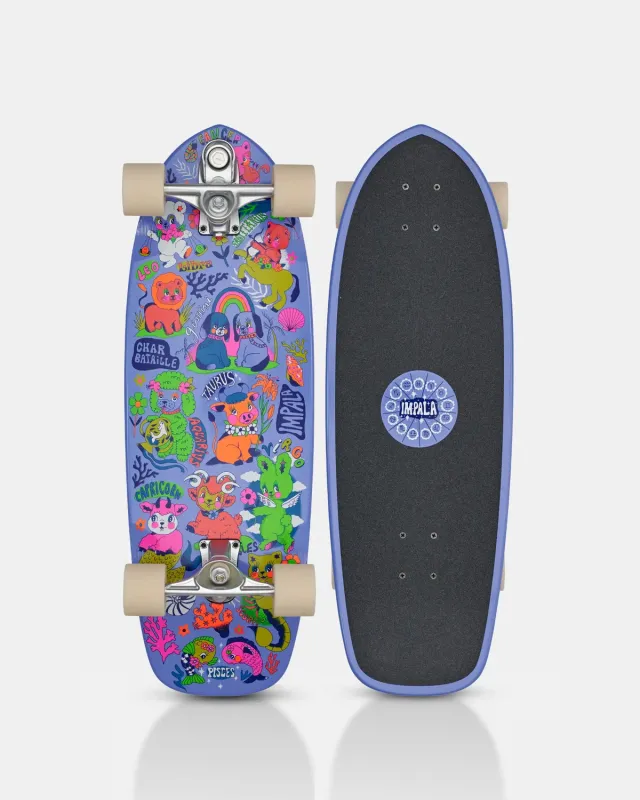 Impala Neptune Char Bataille surfskate 30" surf-trucks