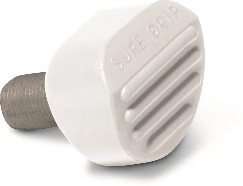 Sure-Grip Gripper tåstopper sort justerbar gummi