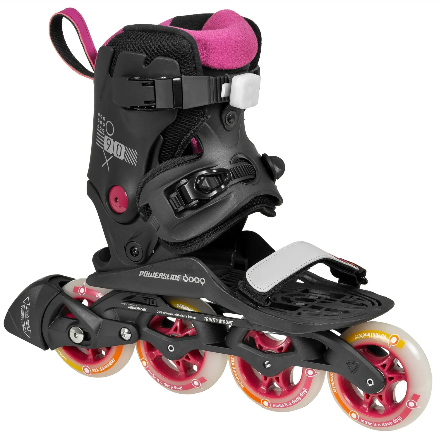 Powerslide Doop Purple Dusk inliners 90mm lilla