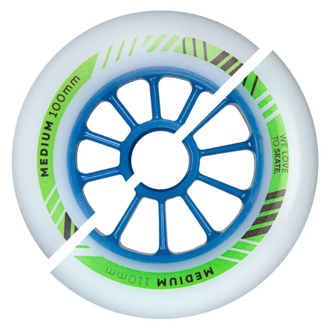 Powerslide ERA HILO hjul 110/100 Medium 8-pak