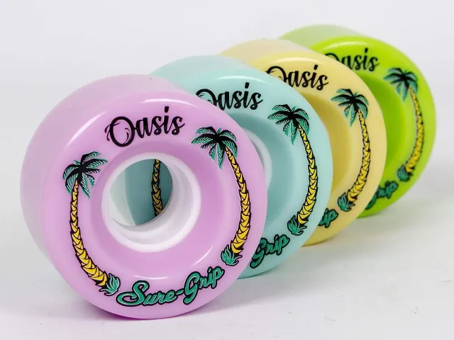Sure-Grip Oasis hjul 57mm aqua 8-pak 82A
