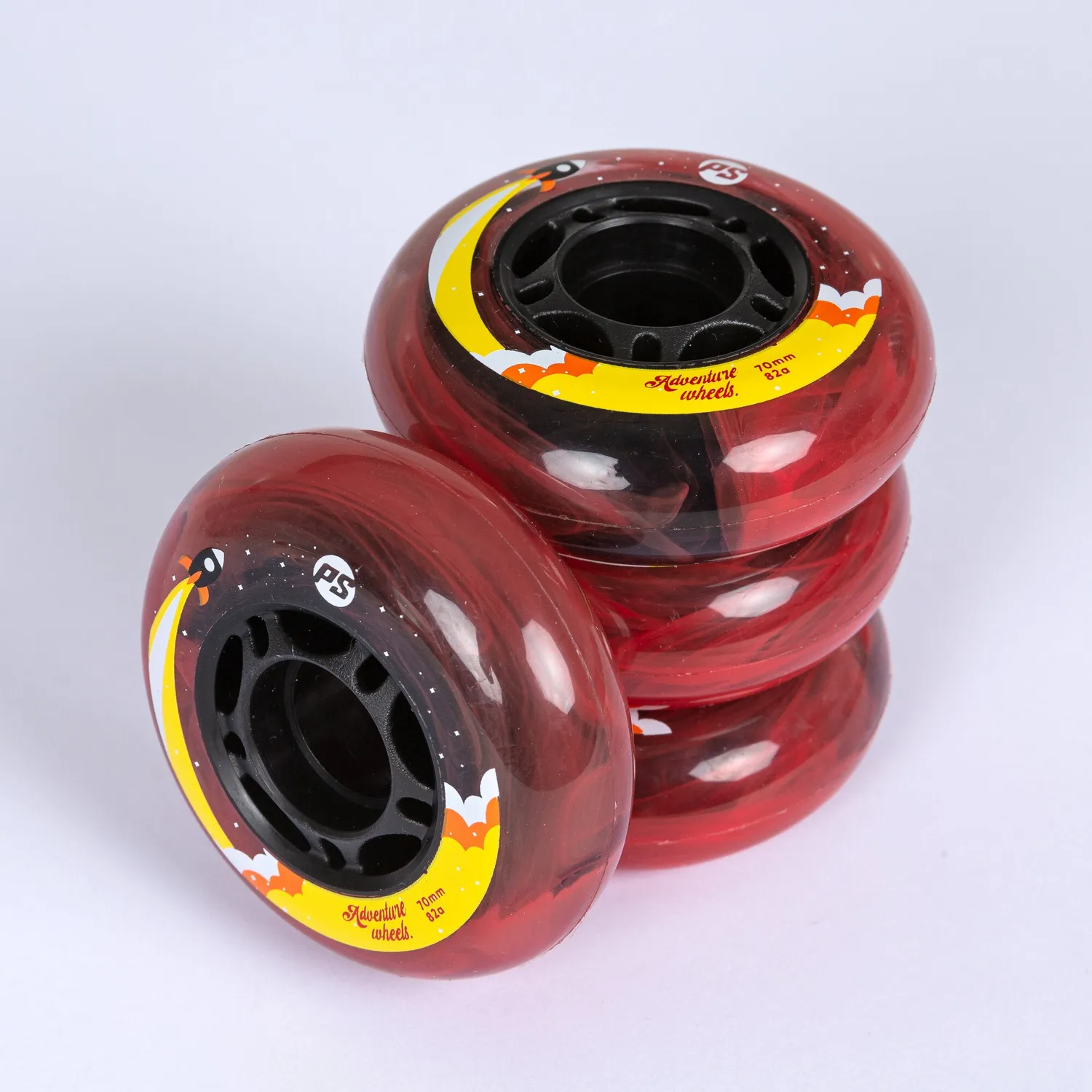 Powerslide Adventure 70/82A hjul orange 4-pak