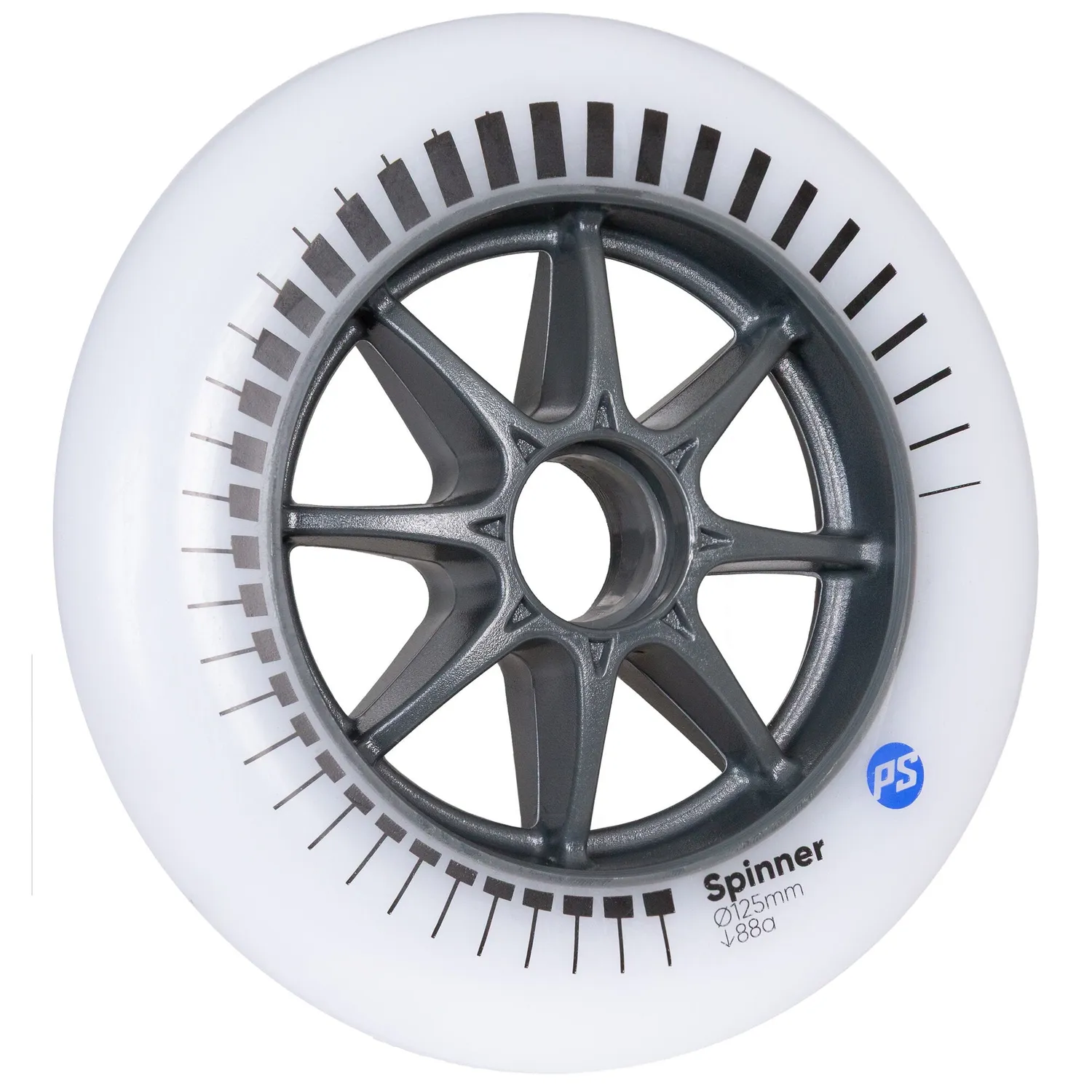 Powerslide Spinner 125 hjul hvid 88A 3-pak urban