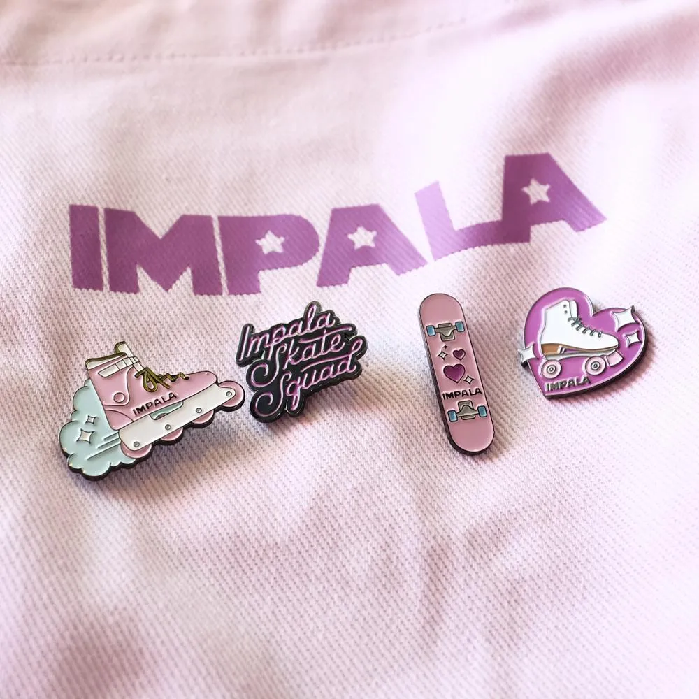 Impala Enamel Pin pins assorted 4-pak