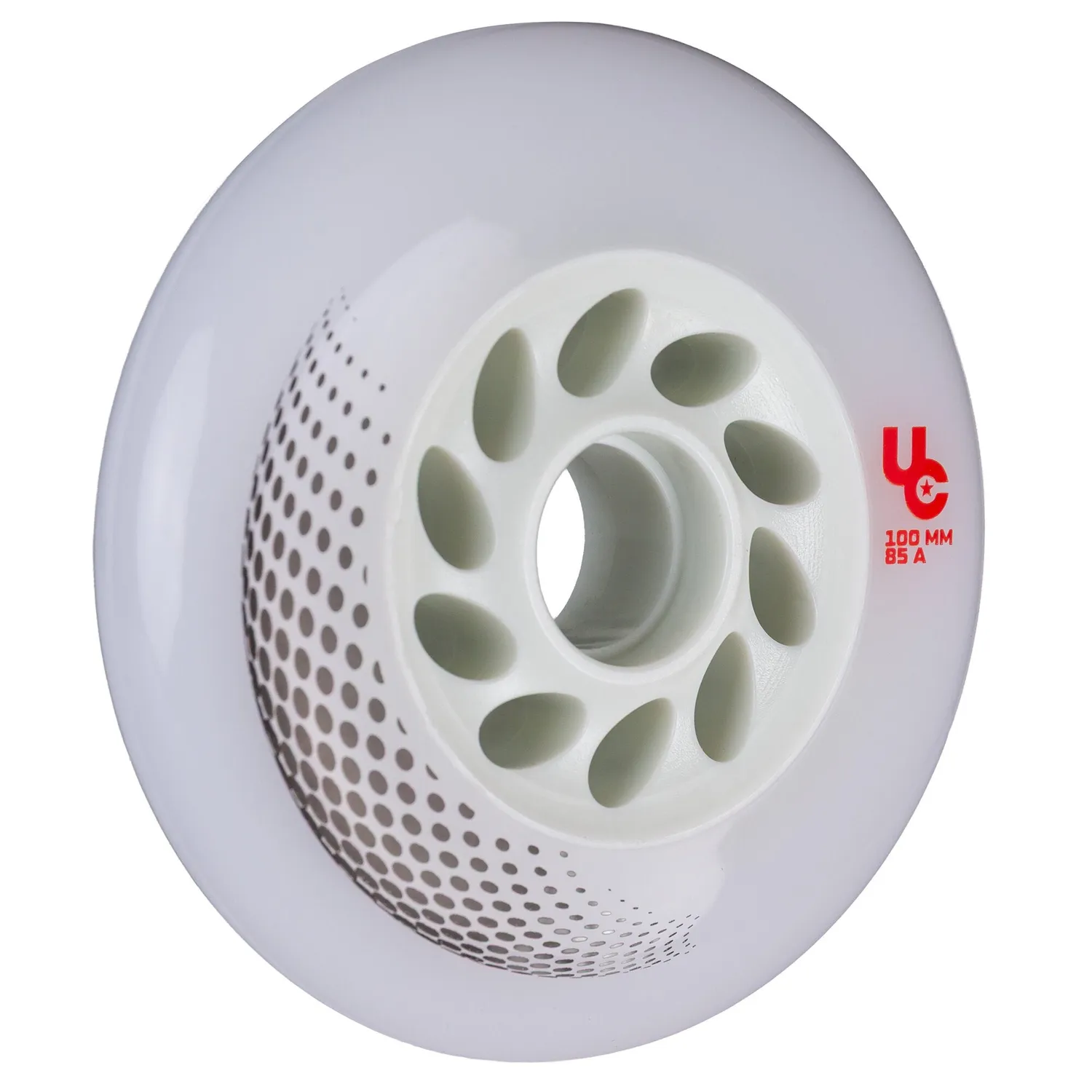 Undercover Vortex 100mm/85A inlinerhjul 4-pak hvid