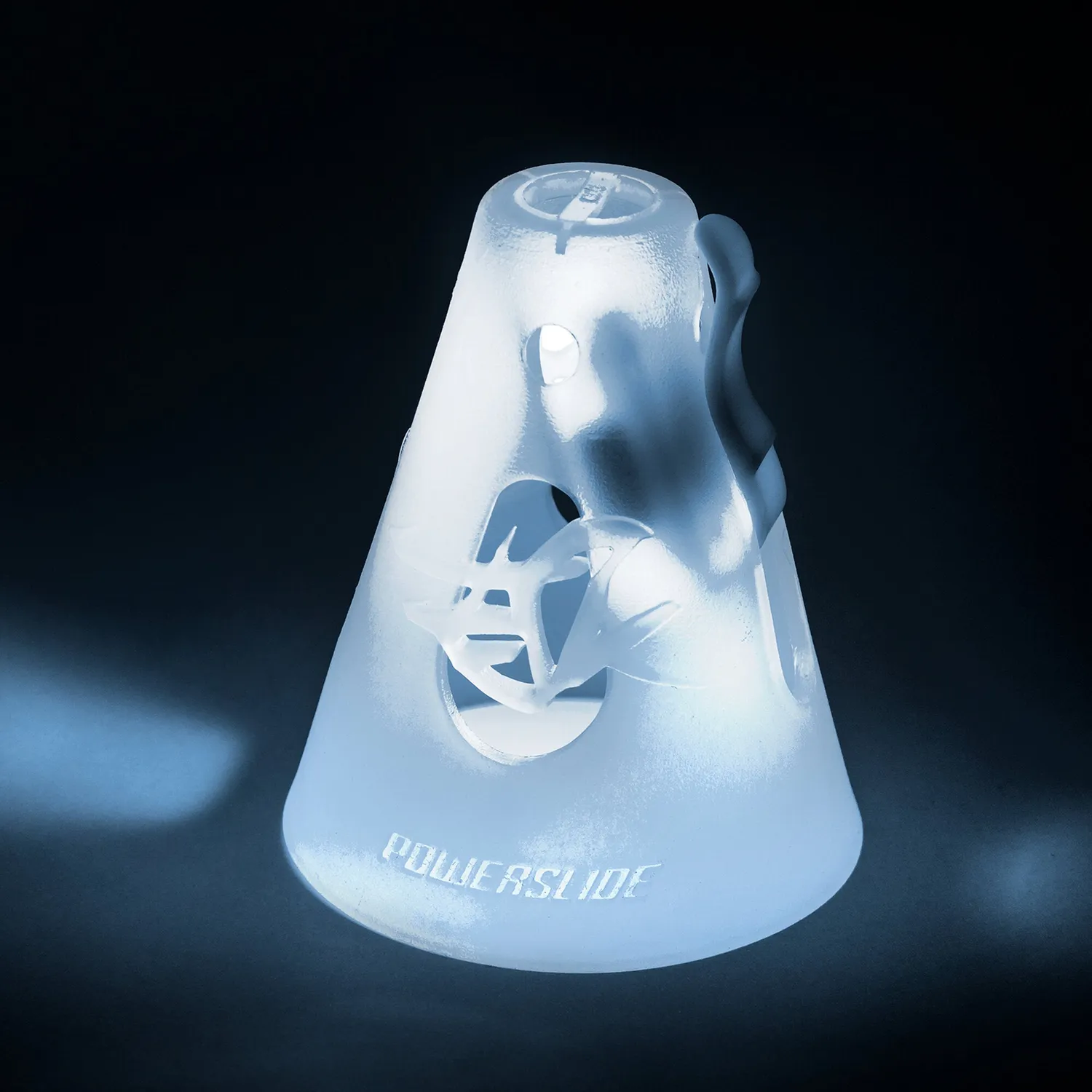 Powerslide Fothon LED kegler hvid 10-pak lyser i mørke